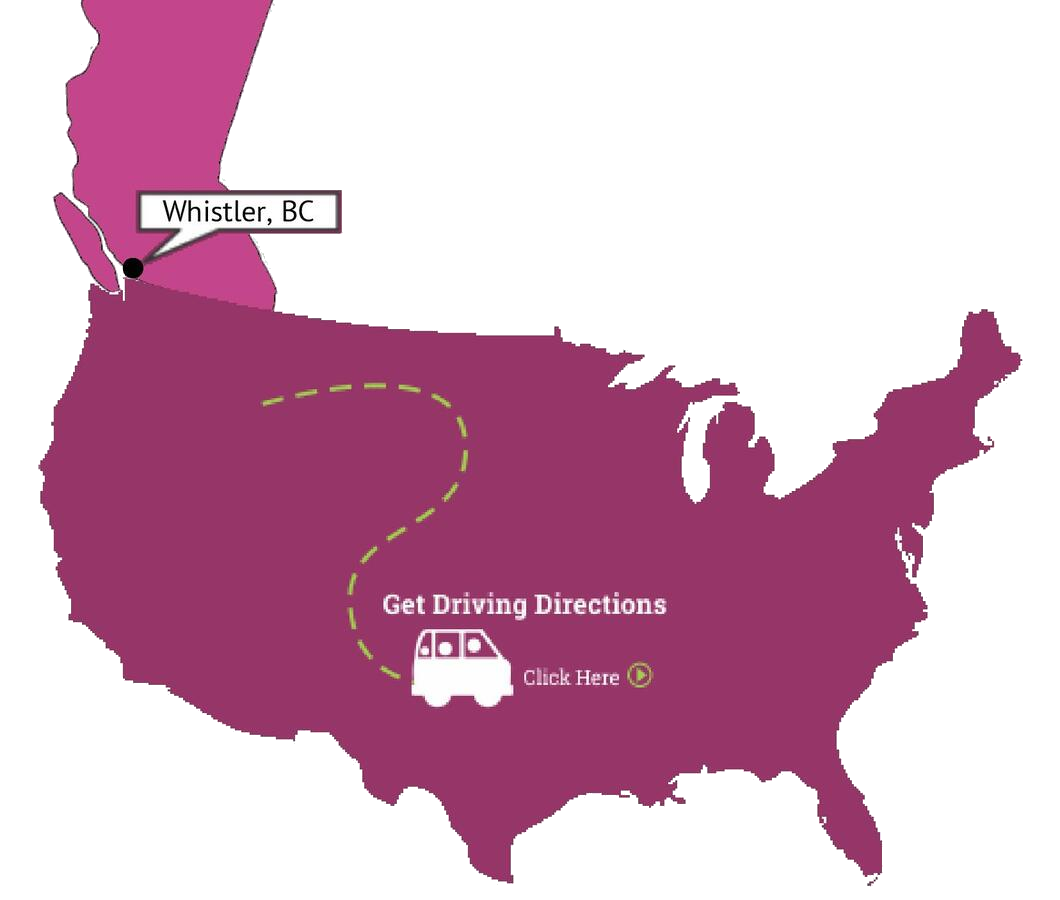 Whistler BC Canada Dance Camp Map