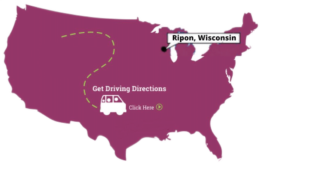 ADTC WI Dance Camp Map