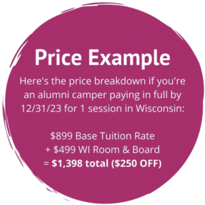 Dance Camp 2024 Price Example